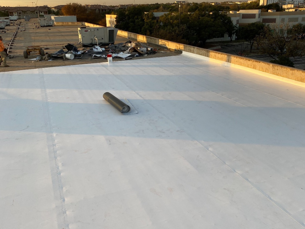 metal and silicone roofing services in Dallas TX